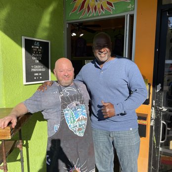 Cafe Rae - Posing with the owner and chef. - Breakfast & Brunch Near Me - San Clemente, California