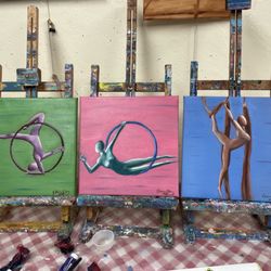 Artcircle Studio - My first paintings!