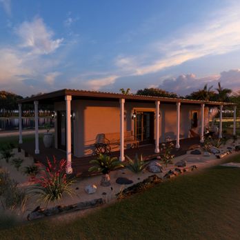 JM Drafting Services - 1br, 1ba, single container home with L-shaped porch. - Architects Near Me - Thonotosassa, Florida