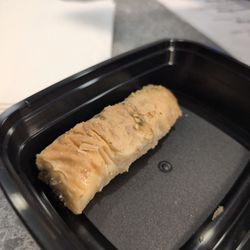 Georgie's Mediterranean Cuisine - Perfect baklava and chicken skewers.