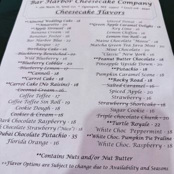 Bar Harbor Cheesecake - Desserts Near Me - Kennebunk, Maine