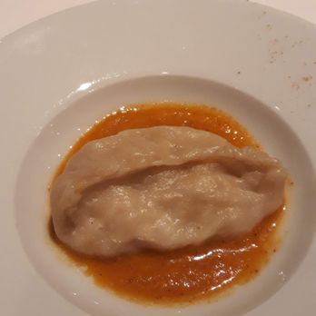 Benares Restaurant & Bar - An amuse bouche - Indian Ravioli - Indian Near Me - London, XGL Benares Restaurant & Bar - An amuse bouche - Indian Ravioli - Indian Near Me - London, XGL