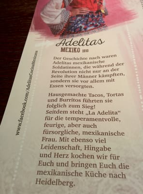 Menu photo 2 Adelitas Heidelberg, BW