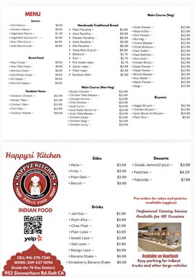 Menu photo 1 Happyzi Kitchen Galt, CA Menu photo 1 Happyzi Kitchen Galt, CA