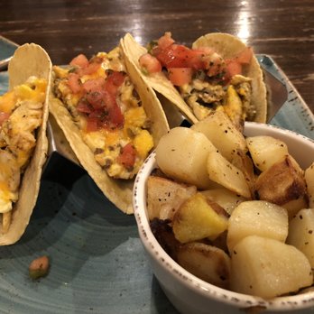 First Watch - Farm Stand Breakfast Tacos (substitute potatoes for beans and avocado) - American Near Me - Laurel, Maryland First Watch - Farm Stand Breakfast Tacos (substitute potatoes for beans and avocado) - American Near Me - Laurel, Maryland