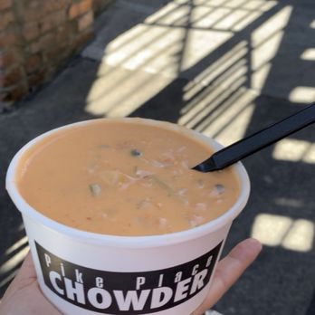 Pike Place Chowder - Smoked Salmon Chowder - Seafood Near Me - Seattle, Washington Pike Place Chowder - Smoked Salmon Chowder - Seafood Near Me - Seattle, Washington