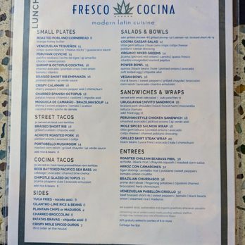 Fresco Cocina - Menu 2 - Tacos Near Me - Carlsbad, California Fresco Cocina - Menu 2 - Tacos Near Me - Carlsbad, California