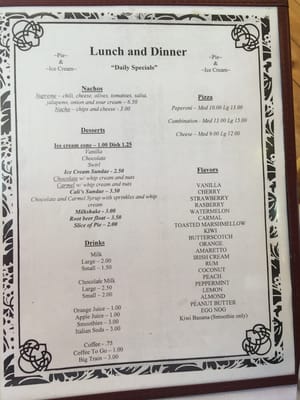 Menu photo 1 Central Station Weston, OR Menu photo 1 Central Station Weston, OR