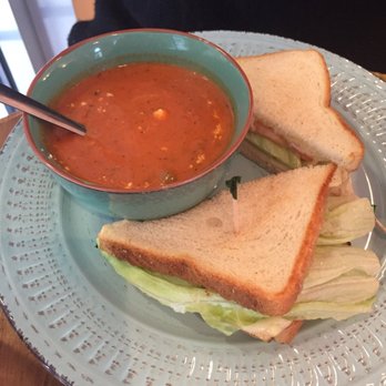 Honeydoux Cafe and Bakery - Toasted Turkey and Swiss with Tomato Basil Soup - Coffee & Tea Near Me - Destrehan, Louisiana