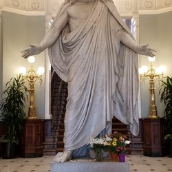 Johns Hopkins Outpatient Center - Christ/God welcomes everyone to Johns Hopkins Hospital