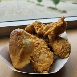 Krispy Krunchy Chicken - 3 jumbo tenders + biscuit