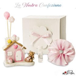 La Rosa - Bomboniere nascita bambina - Bomboniere La Rosa