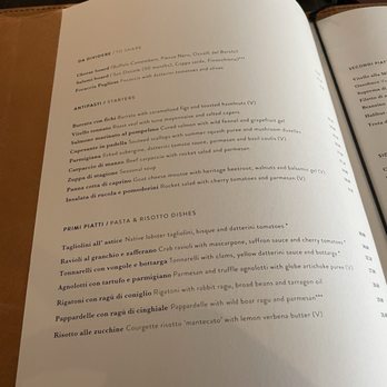Margot - Menu - Italian Near Me - London, XGL