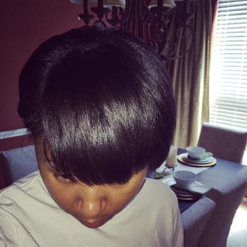 Diva Styles Salon - After. Bangs. Natural Hair. - Hair Stylists Near Me - Carrollton , Texas