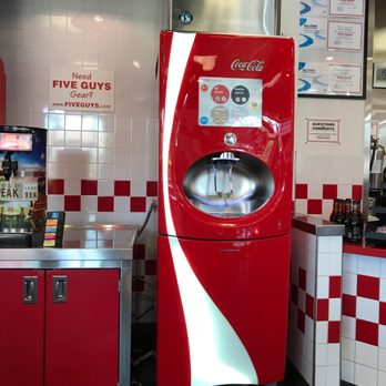 Five Guys - Love these soda machines - Burgers Near Me - Northridge, California