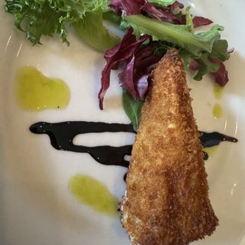 CF Food Kitchen - Fried Brie was delicious. Very good with bread ! - New American Near Me - Granada Hills, California