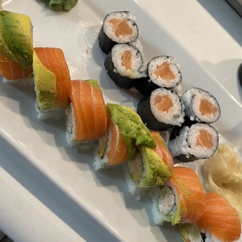 Yogi's Sushi Bar - Rainbow and salmon rolls - Sushi Bars Near Me - Dallas, Texas Yogi's Sushi Bar - Rainbow and salmon rolls - Sushi Bars Near Me - Dallas, Texas