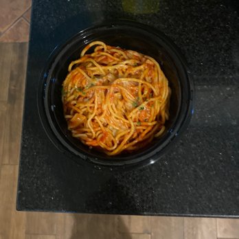 Taglia - Tiny about of Spaghetti Bolognese TINY but charges same as if I ate there. Never again - Italian Near Me - Pearland, Texas Taglia - Tiny about of Spaghetti Bolognese TINY but charges same as if I ate there. Never again - Italian Near Me - Pearland, Texas