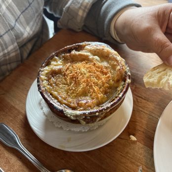 The Gryphon - French onion soup - New American Near Me - Burlington, Vermont