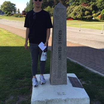 Peace Arch State Park - Jin Woo on the border marker - Landmarks & Historical Buildings Near Me - Blaine, Washington Peace Arch State Park - Jin Woo on the border marker - Landmarks & Historical Buildings Near Me - Blaine, Washington