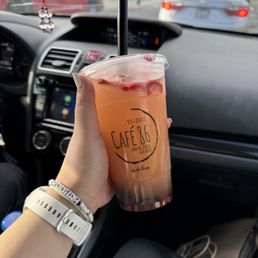 Strawberry Calamansi & Boba :) Strawberry Calamansi & Boba :)