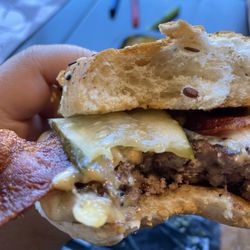 The Works Craft Burgers & Beer - Sk8r Boy with a pickle