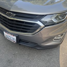 Initial damage to my car