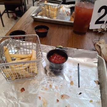 Ballard Brew Hall - So good I didn't have time to get a before pic - Burgers Near Me - Seattle, Washington