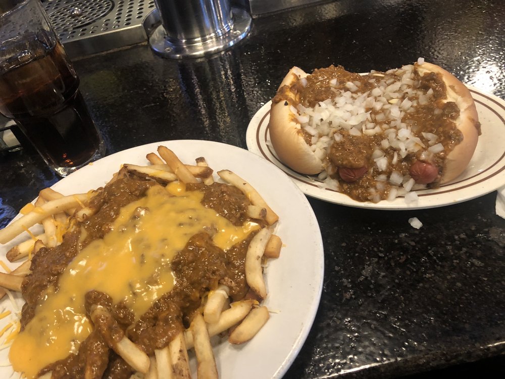 Food from Cranker's Coney Island