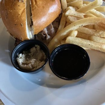 Destination Bar and Grill - Beef on Weck is scrumptious. Yes you've had it but try this one! Yummy! - Seafood Near Me - Brockport, New York