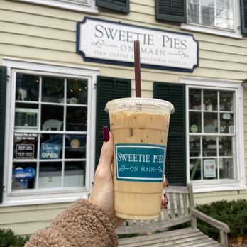 Sweetie Pies on Main - Sweet mint iced latte - Bakeries Near Me - Cold Spring Harbor, New York Sweetie Pies on Main - Sweet mint iced latte - Bakeries Near Me - Cold Spring Harbor, New York