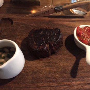 Maze Grill Park Walk - 6 oz fillet with beef bone marrow, shallot sauce - Steakhouses Near Me - London, XGL