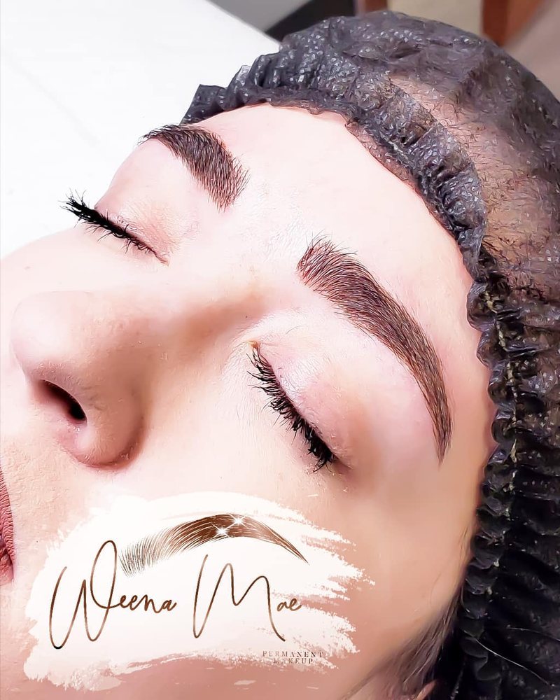 Weena Mae Permanent Make Logo