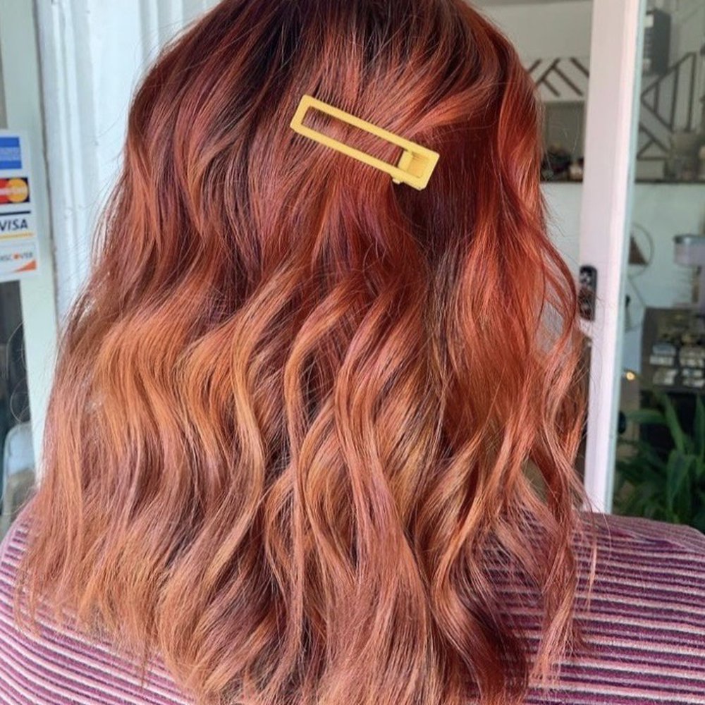 Blondie Salon Suite - Red gradient hair by Carsen - Hair Salons Near Me - Ukiah, California