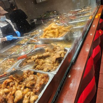 Jmart Dimsum 4 Choices 1 Soup - a buffet of food - Dim Sum Near Me - Queens, New York