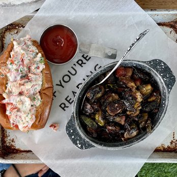 Bar Siena - Lobster Roll with Crispy Brussels Sprout - Italian Near Me - Chicago, Illinois