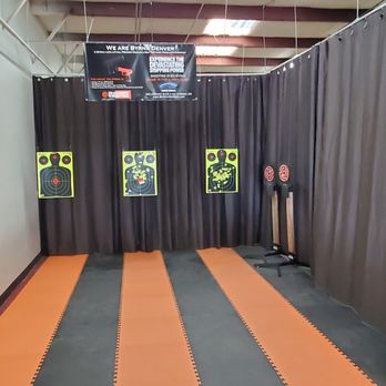 Byrna Denver - Three Lane Shooting Range to Test Fire the Byrna Launchers... 
 Shooting is Believing! - Self-defense Classes Near Me - Aurora, Colorado