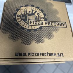 Pizza Factory - Dayton's Original - Best part of the pizza, the box