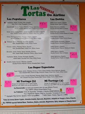 Menu photo 2 Las Tortas Perronas Houston, TX Menu photo 2 Las Tortas Perronas Houston, TX