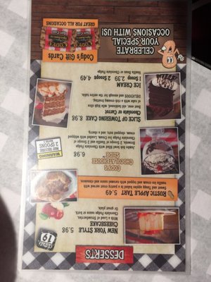 Menu photo 6 Cody's Original Roadhouse Tarpon Springs, FL Menu photo 6 Cody's Original Roadhouse Tarpon Springs, FL