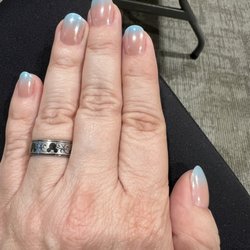 Violet Nails and Spa - Russian manicure with hard gel.