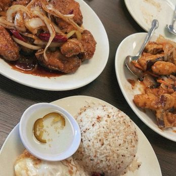 3 Star Restaurant - Tocilog, crispy eggplant, garlic wings, duck lunch plate - Filipino Near Me - Vallejo, California