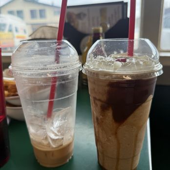 Happy Burger Diner - I had both iced coffee and had to try the frap - Diners Near Me - Mariposa, California Happy Burger Diner - I had both iced coffee and had to try the frap - Diners Near Me - Mariposa, California