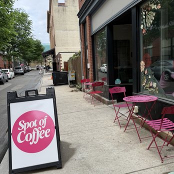Spot Of Coffee - The entrance, they have good signage so you don't miss it on this side street. - Coffee & Tea Near Me - Pittsburgh, Pennsylvania Spot Of Coffee - The entrance, they have good signage so you don't miss it on this side street. - Coffee & Tea Near Me - Pittsburgh, Pennsylvania