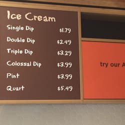 Rite Aid - Thrifty ice cream scoop prices