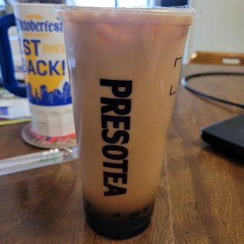 Presotea - Black sugar boba drink - Bubble Tea Near Me - Commerce Township, Michigan