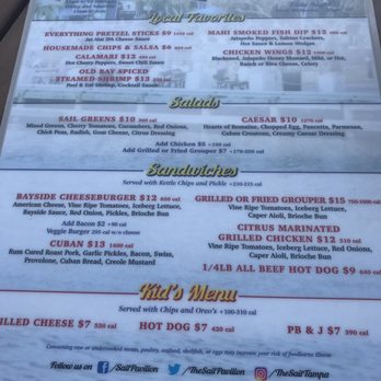 The Sail - Menu - Sandwiches Near Me - Tampa, Florida The Sail - Menu - Sandwiches Near Me - Tampa, Florida