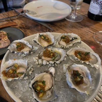 Rich Table - Oysters with Kimchi Vinaigrette - New American Near Me - San Francisco, California Rich Table - Oysters with Kimchi Vinaigrette - New American Near Me - San Francisco, California