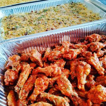 Texas Tornado Grill - Wings, Loaded Potatoes, & Macc & Cheese. A favorite catering package - Food Trucks Near Me - Houston, Texas Texas Tornado Grill - Wings, Loaded Potatoes, & Macc & Cheese. A favorite catering package - Food Trucks Near Me - Houston, Texas
