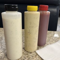 Texas Cajun Cafe - Ranch, tarter, and cocktail sauce